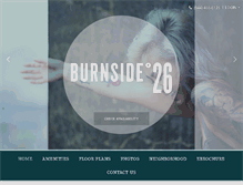 Tablet Screenshot of burnside26.com